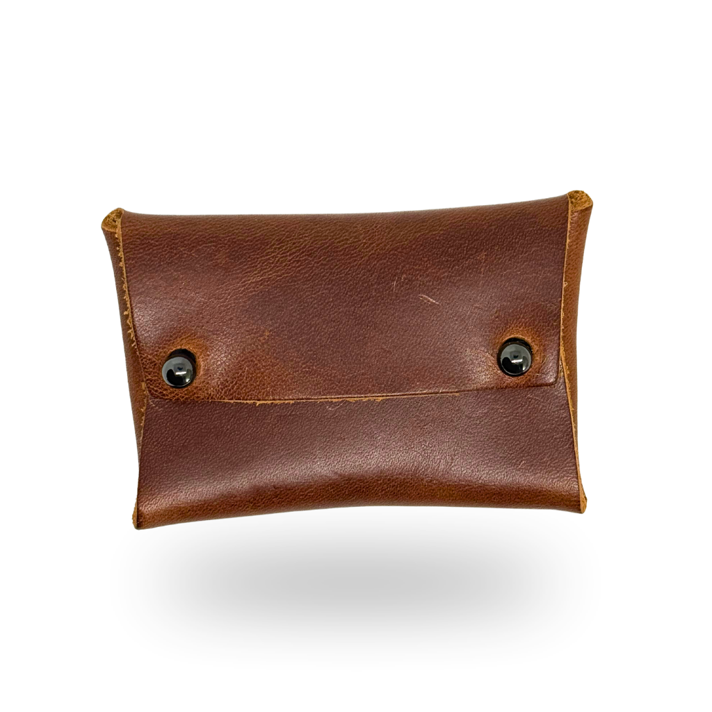 Monedero Mini de Piel Genuina