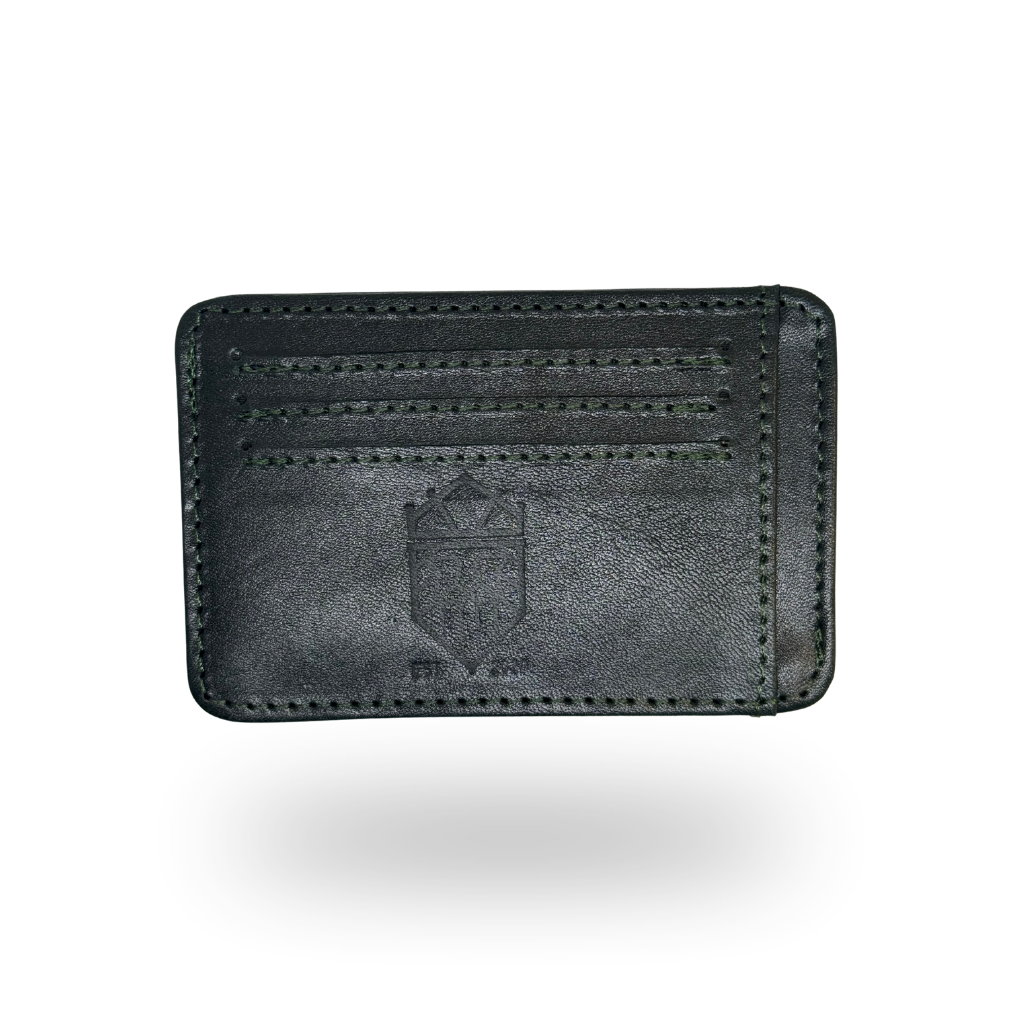 Tarjetero Slim de Piel Genuina - Verde Edición Exclusiva