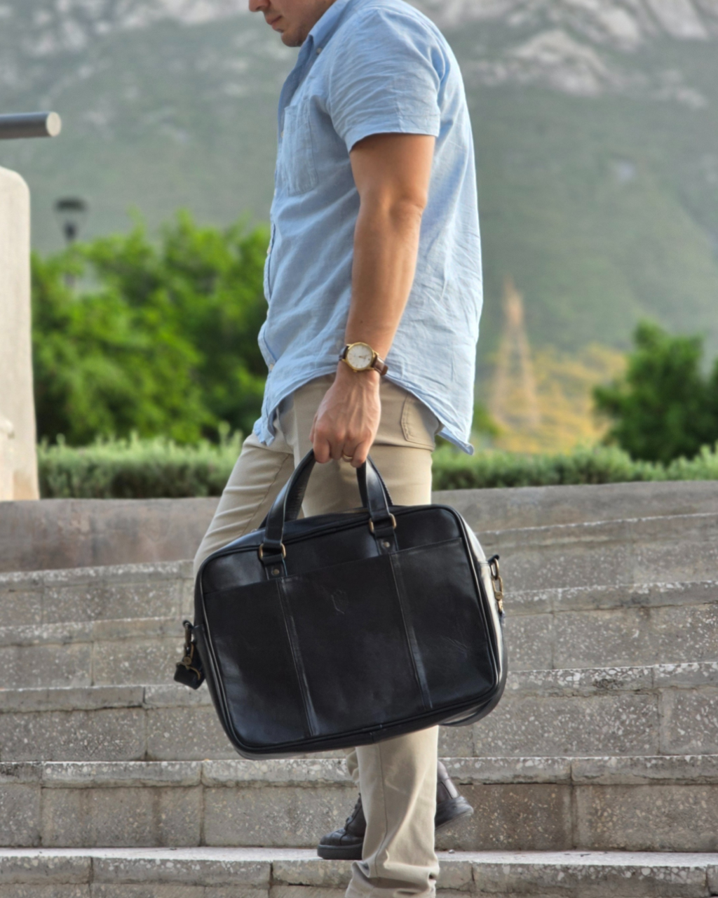 Maletín Atlas de Piel Genuina