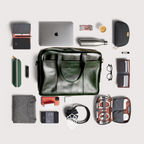 Genuine Leather Briefcase – Exclusive Edition Emerald Green &amp; Navy Blue