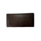 Women's Genuine Leather Wallet - Red / Mahogany