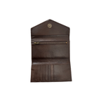 Women's Genuine Leather Wallet - Red / Mahogany