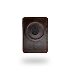 Magsafe Genuine Leather Magnetic Card Holder - Black / Brown