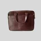 Genuine Leather Briefcase – Exclusive Edition Emerald Green &amp; Navy Blue