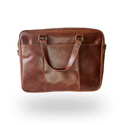 Maletín de Piel Premium – Negro / Café / Miel