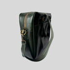 Genuine Leather Briefcase – Exclusive Edition Emerald Green &amp; Navy Blue