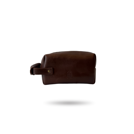 Neceser de Piel Genuina – Negro / Café / Miel