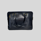 Genuine Leather Laptop Case – Green/Blue Exclusive Edition