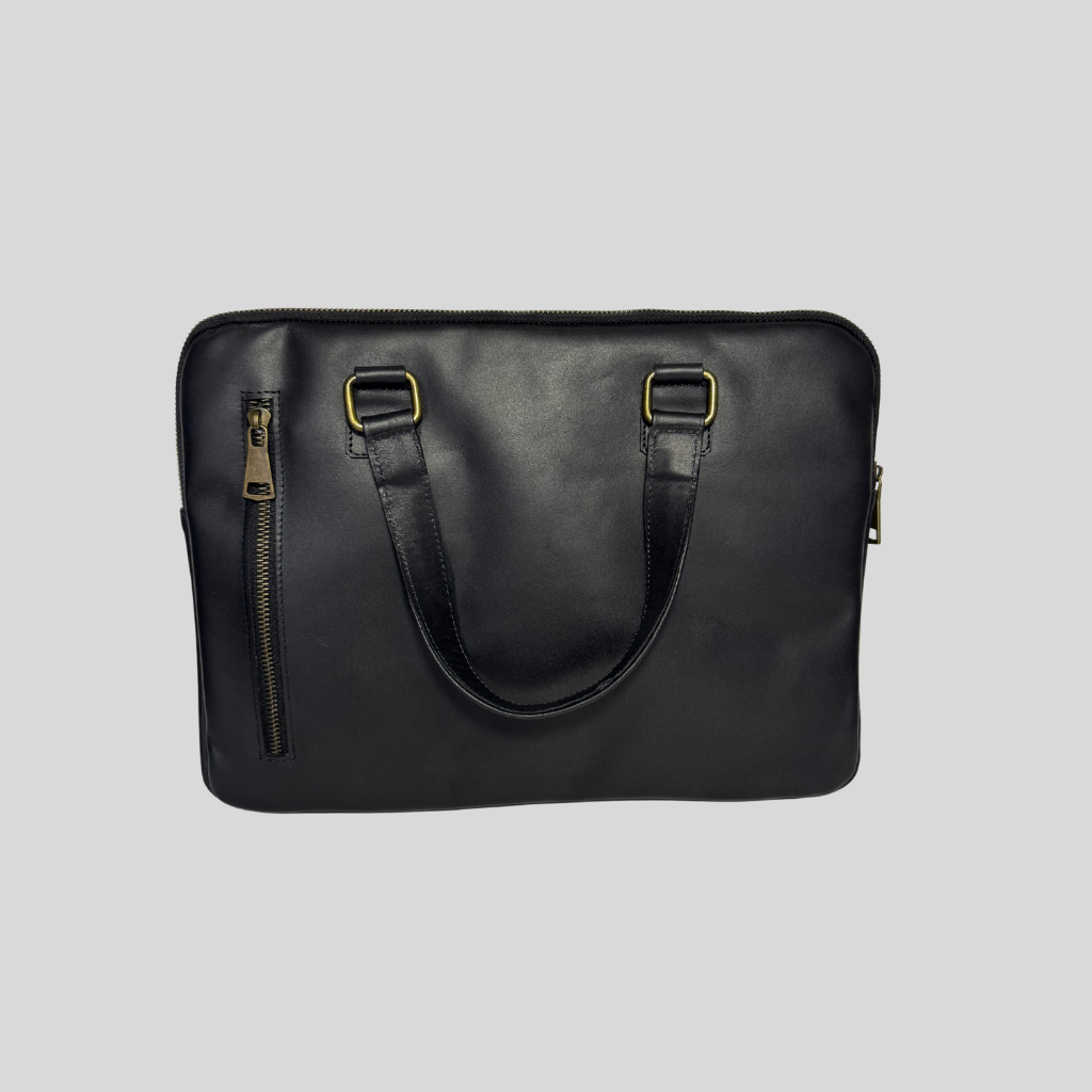 Genuine Leather Laptop Case – Green/Blue Exclusive Edition