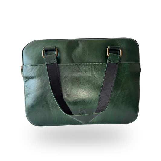 Porta Laptop de Piel – Verde Edición Exclusiva