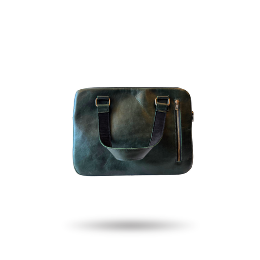 Porta Laptop de Piel – Verde Edición Exclusiva