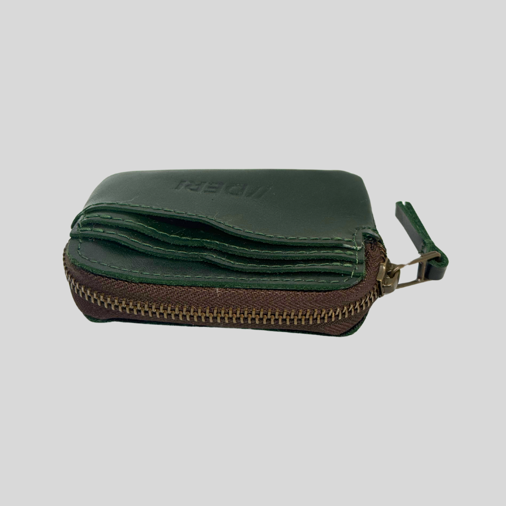 Genuine Leather Wallet Card Holder – Black / Brown