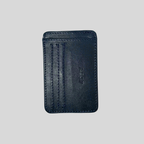 Slim Genuine Leather Card Holder – Black