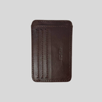 Slim Genuine Leather Card Holder – Black