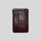 Slim Genuine Leather Card Holder – Black