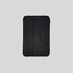 Slim Genuine Leather Card Holder – Black