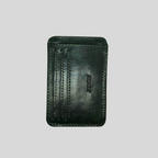 Slim Genuine Leather Card Holder – Black
