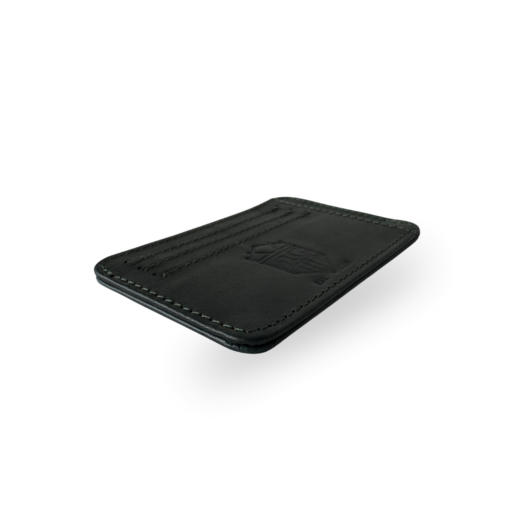 Slim Genuine Leather Card Holder - Green Exclusive Edition